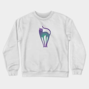 Stretchy Cat Crewneck Sweatshirt